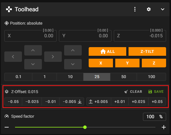 Mainsail Z-Offset Section